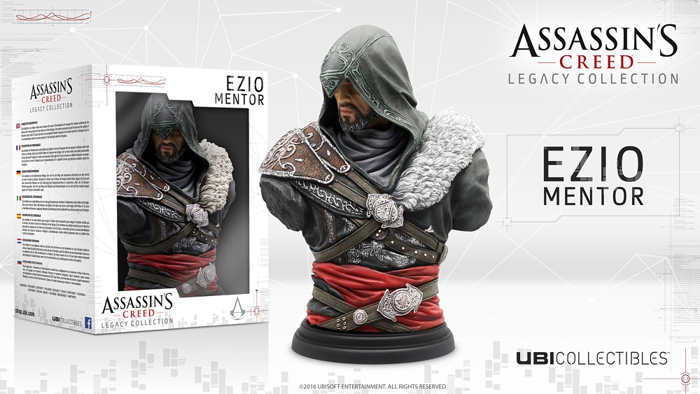 Ezio Mentor PVC Bust from Assassin's Creed Legacy Collection