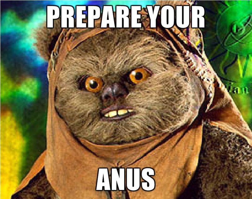 Prepare your anus