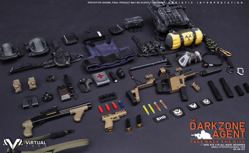 VTS Toys VM-017 Darkzone Agent (Tom Clancy's The Division) 18