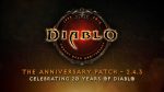 Юбилейный патч для Diablo III готов к выходу. Дневник разработчиков.
