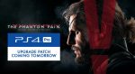 Metal Gear Solid V: The Phantom Pain получил поддержку PS4 Pro